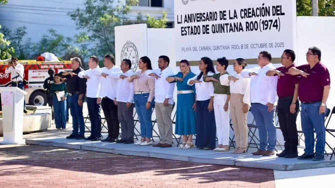 Playa del Carmen Celebrates the 51st Anniversary of Quintana Roo