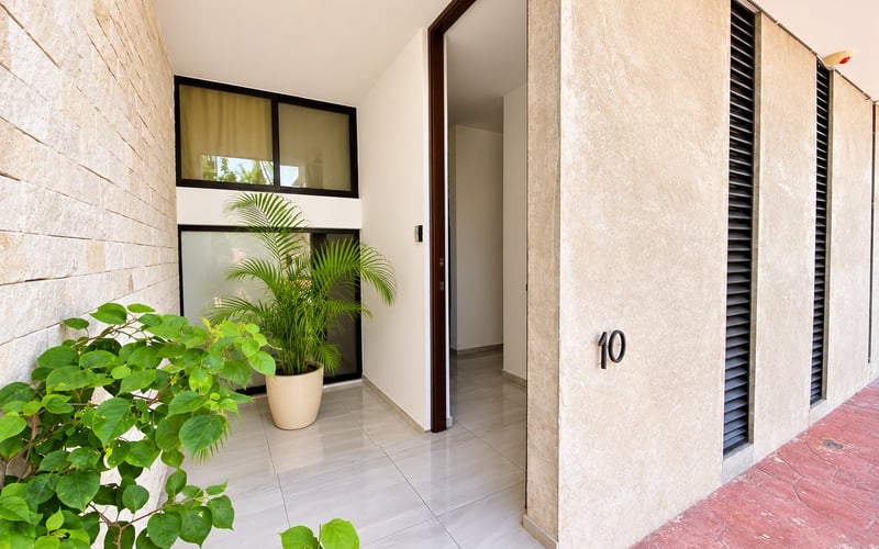 Unit entrance