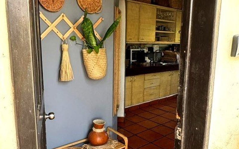 Entrance and kitchen view