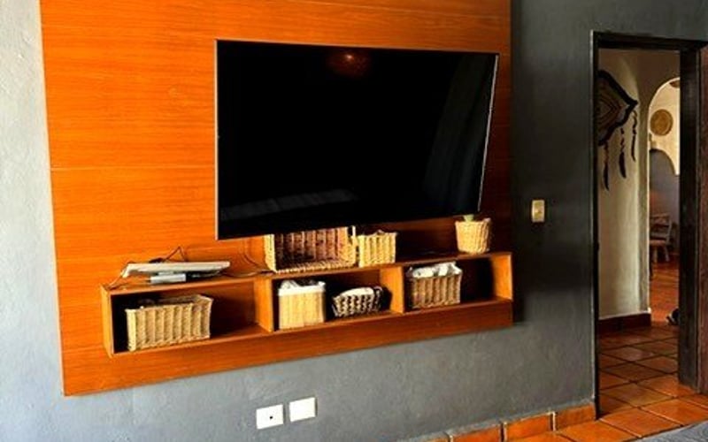 Bedroom TV wall