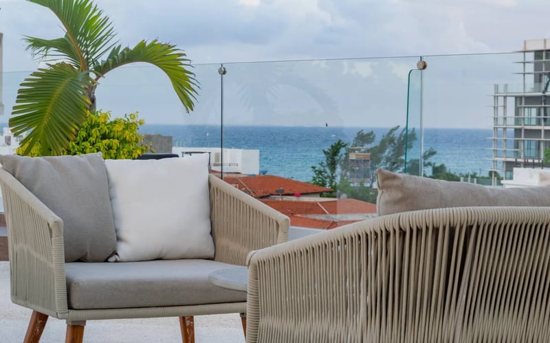 Ocean-view balcony